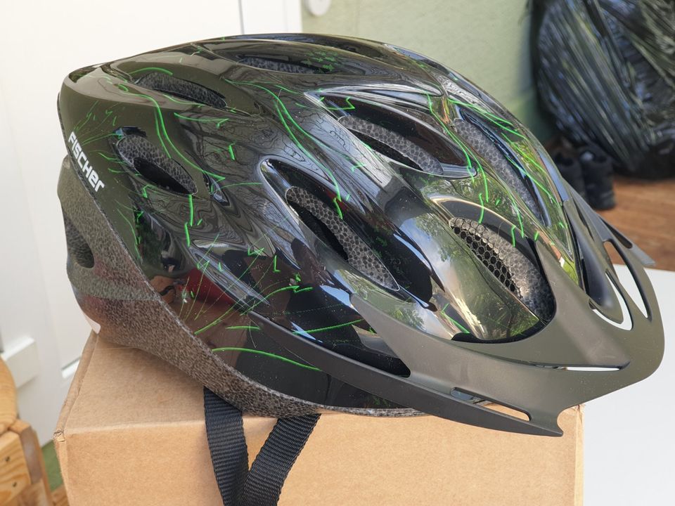 FISCHER Erwachsene Fahrradhelm Radhelm S/M, 54-59cm schwarz in Öhningen