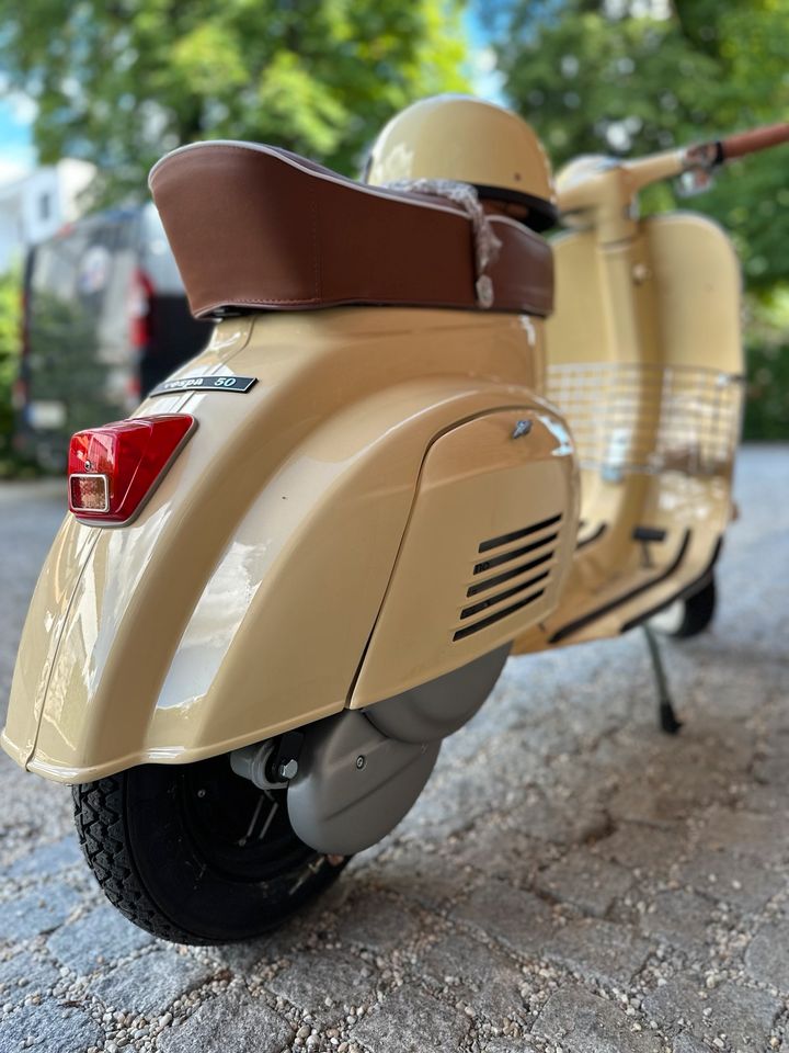 Vespa V50 von 1981 mit Elektro Antrieb inkl. 24 Monate Garantie in Parkstetten