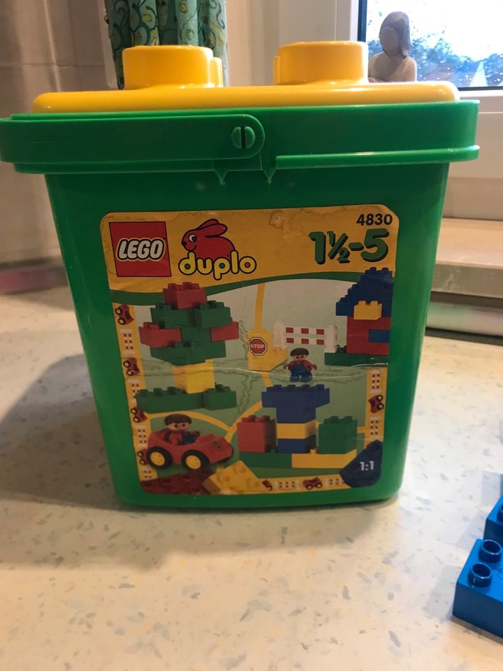 LEGO Duplo 4830 Eimer Box Deckel Auto Figur Steine - Top in Neumarkt i.d.OPf.