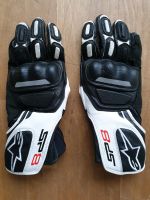 Alpinestars SP-8 V2 Lederhandschuhe schwarz/ weiß Gr. M Baden-Württemberg - Hüttlingen Vorschau