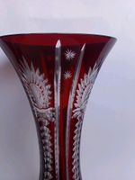 Rubinrot Bleikristallglas Vase sehr rar Bohemia Baden-Württemberg - Waldshut-Tiengen Vorschau