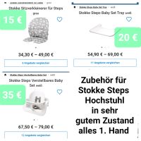 Stokke Steps Hochstuhl Zubehör Tablet Tray Baby Sitz Bezug Niedersachsen - Haren (Ems) Vorschau