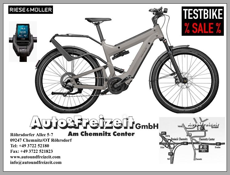 Riese und Müller EBIKE * RH 56 cm * E-Bike Testbike & NEU in Röhrsdorf