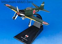 Modellflugzeug Mitsubishi A6M3 Zero Amercom 1:72 Thüringen - Erfurt Vorschau