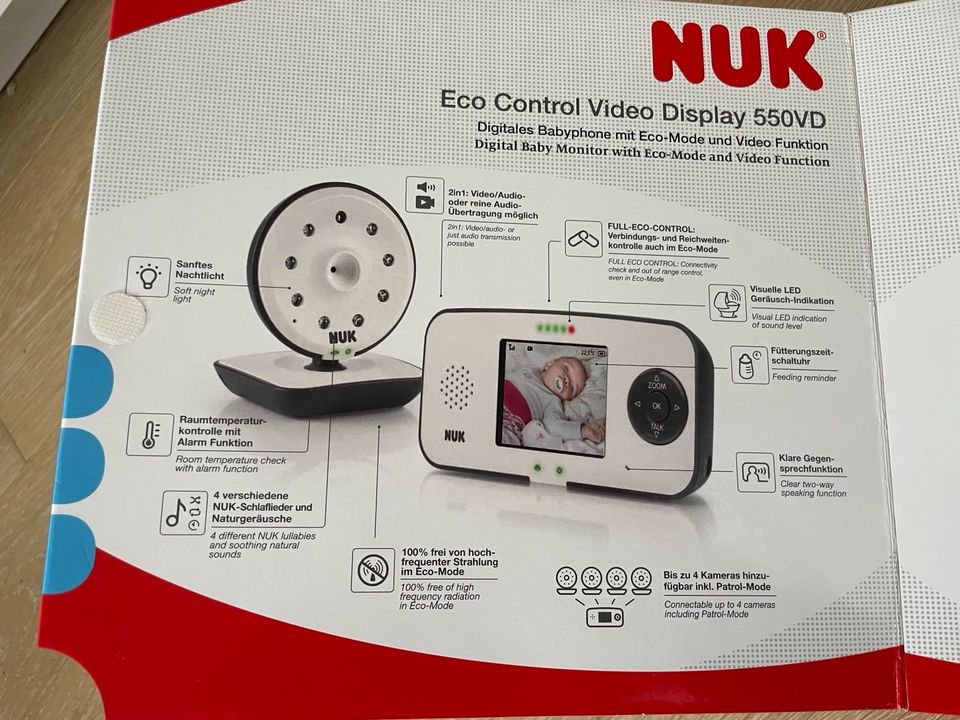 NUK ECO Control Video Display 550VD babyphone in Wendtorf