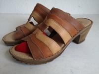 Damen Schuhe Sandalen Pantoletten Josef Seibel Gr 42 beige Leder Nordrhein-Westfalen - Erkrath Vorschau