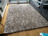 Hochflor Teppich beige 200 x 290 cm Hannover - Nord Vorschau