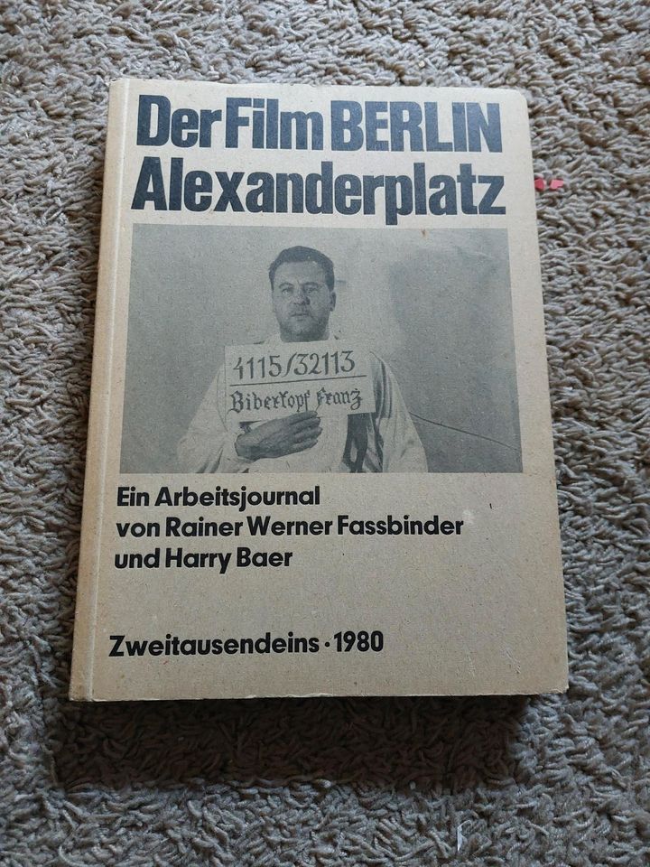 Altes Buch Arbeitsjournal Fassbinder Berlin Alexanderplatz in Hiddenhausen