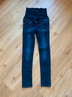 Umstandshose Jeans Größe 36 Skinny High Rib dunkelblau Bayern - Gleißenberg Vorschau