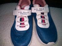US Polo ASSN Sneaker 37 top w neu blau Glitzer Nordrhein-Westfalen - Extertal Vorschau