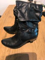 Damen Stiefeletten Gr. 39 Leder Thüringen - Erfurt Vorschau