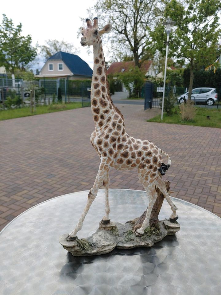 Giraffe Afrika Skulptur Deko Garten Tier Figur Statue 46cm in Stahnsdorf