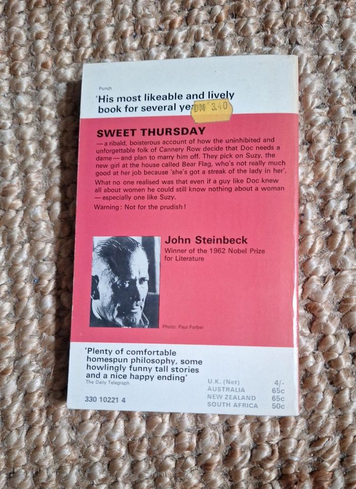 John Steinbeck: Sweet Thursday in Biebergemünd