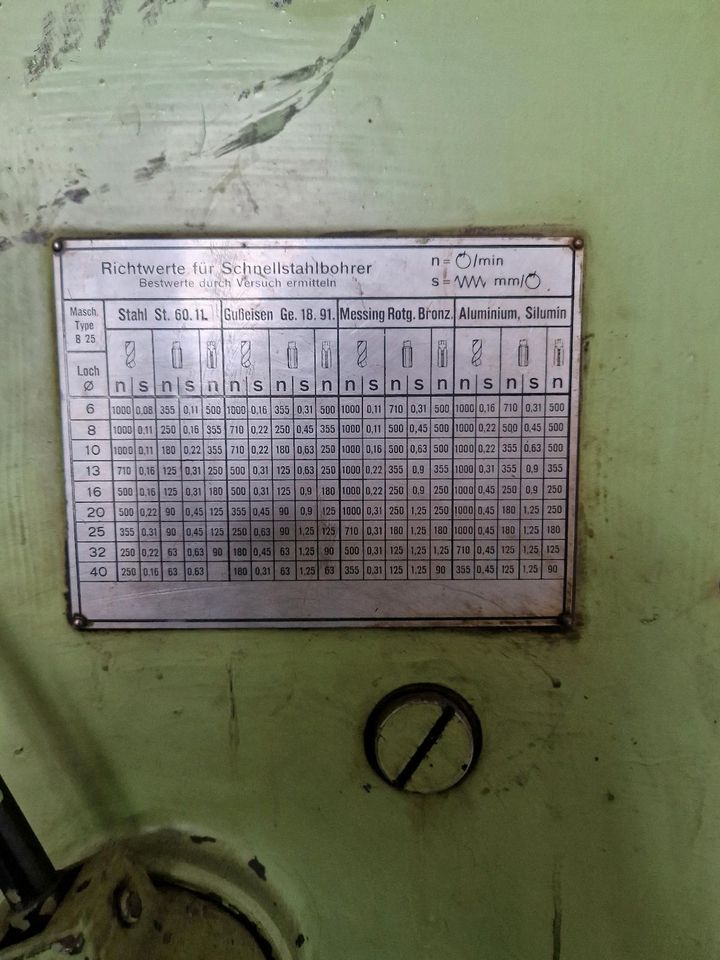 WMW BS25 Ständerbohrmaschine in Kabelsketal