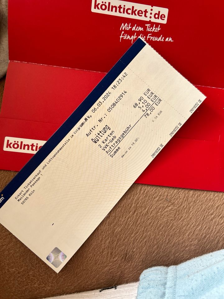 Verkaufe Karten für das morgige PVRIS Konzert in Köln in Köln