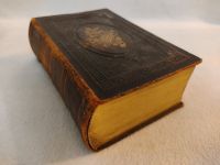 BIBEL 1868 BIBLIA Teubner Verlag Goldschnitt Ledereinband 15x10x5 Niedersachsen - Burgdorf Vorschau