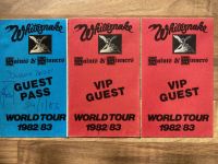 Alte Spezial Konzertkarten Whitesnake Worldtour 1982/83 Hessen - Königstein im Taunus Vorschau