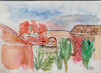 Aquarell Italien mit Tusche Akzenten Mülheim - Köln Flittard Vorschau