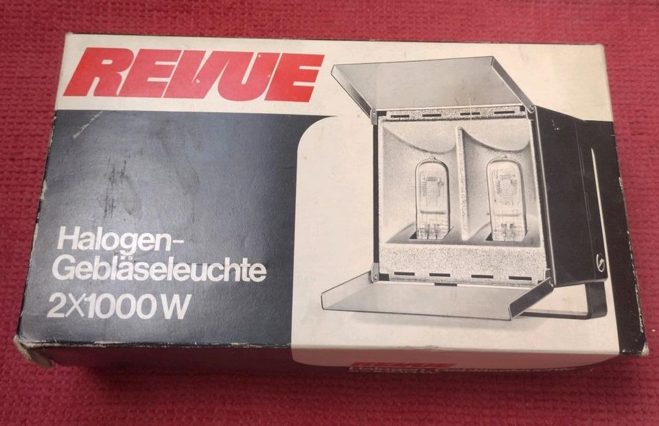 Revue Halogen-Gebläseleuchte 2x1000W in Untersiemau