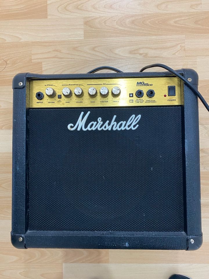 Fender E Gitarre Squier Mini  Tasche + Verstärker Marshall Kinder in Dortmund