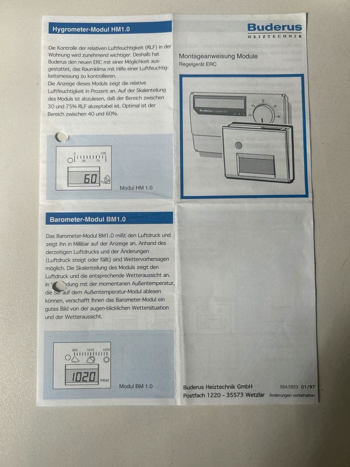 Buderus Logomatic ERC mit AM in Sulzbach (Saar)