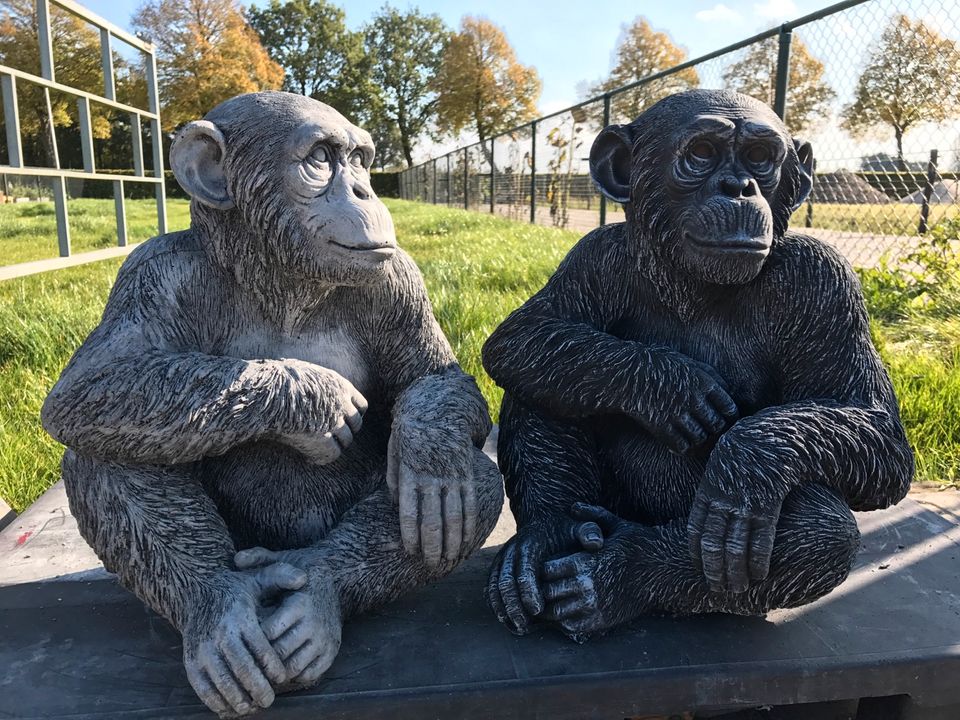 ‼️Schimpanse 52cm Chita Bonobo Steinguss Affe Affen Menschenaffe in Hamburg