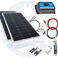 200 Watt Wohnmobil Solaranlage 12 Volt Set in weiß oder schwarz Hessen - Bruchköbel Vorschau