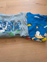 2 x Sonic T-Shirt Shirts Oberteil Größe 128 122 Nordrhein-Westfalen - Rheine Vorschau