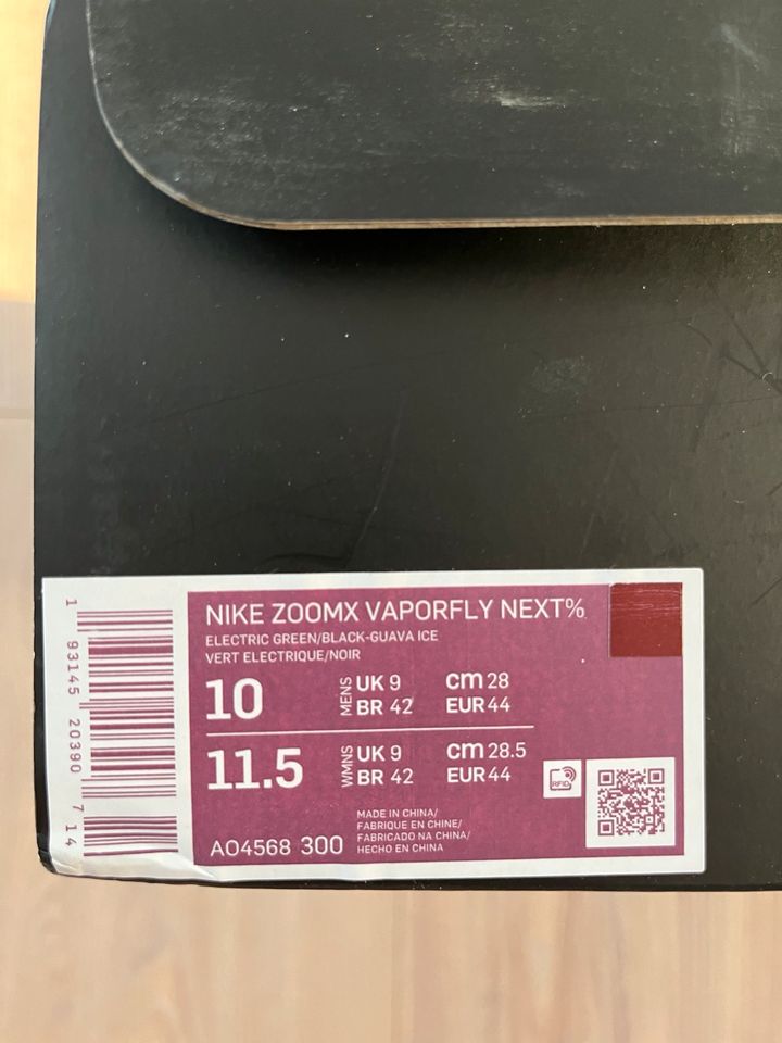 Nike ZoomX Vaporfly Next% (Gr. EUR 44) in Legden