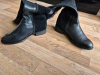 Damenatiefel Overknee-Stiefel Schwarz Leder 39 Akira Berlin - Spandau Vorschau