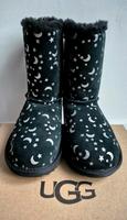 UGG NEU Bailey Bow Boots Stiefel Stiefeletten Leder Fell 36 Black Hessen - Offenbach Vorschau