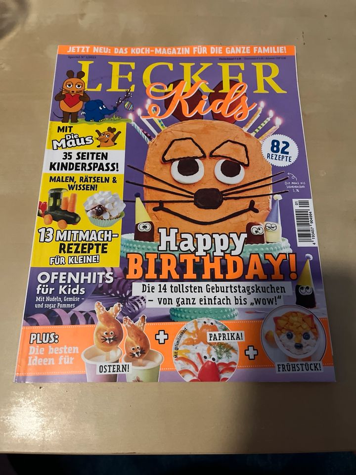 Verkaufe die Zeitschrift Lecker Kids für 4€ in Kandel
