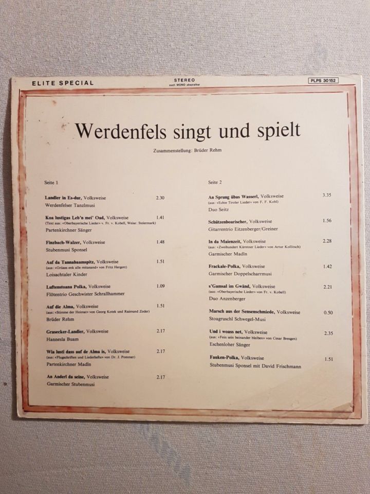 Schallplattensammlung "bayrische Volksmusik" (Raritäten!) in Ottobrunn