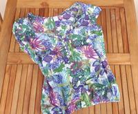 Sommer-Bluse Tropenmuster, luftiger Stoff Gr. 36 Bayern - Lichtenfels Vorschau