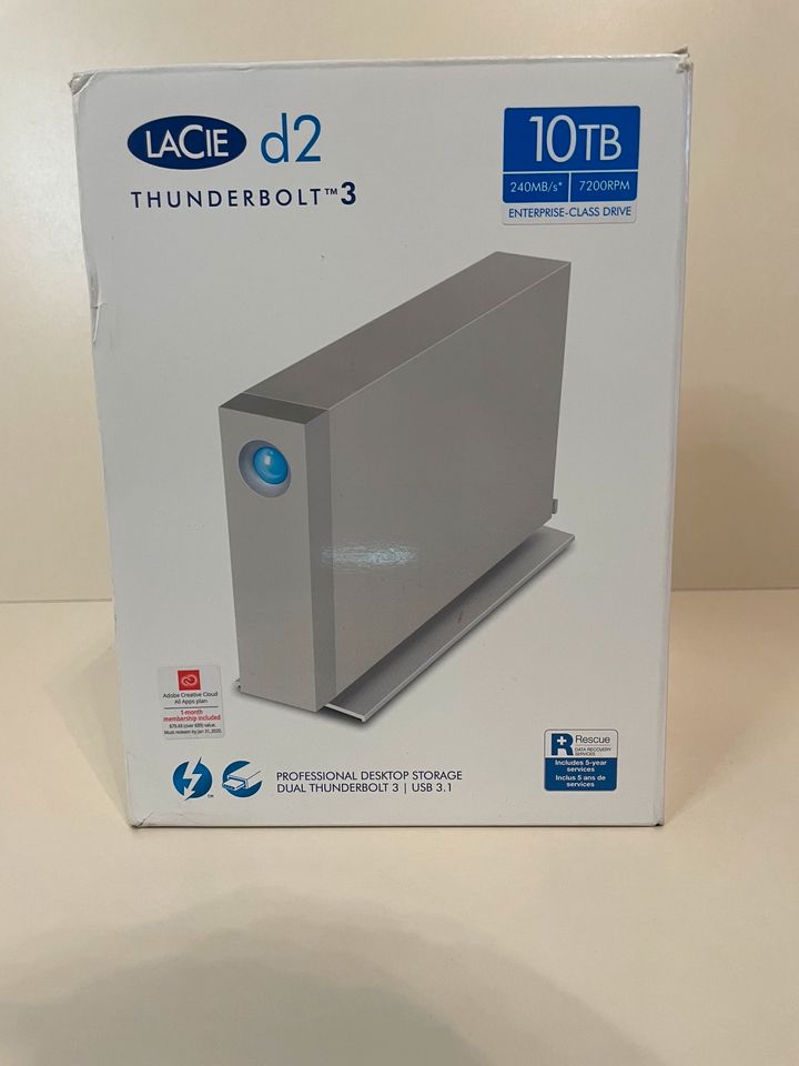 LaCie d2 Thunderbolt 3 10 TB 3.5" external hard drive USB-C™ in Gelsenkirchen