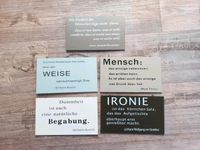 5 er Set Schild mit Spruch neu Deko Niedersachsen - Deutsch Evern Vorschau