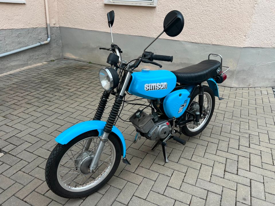 Simson S51 N 4 Gang 60 KMH viele Neuteile sehr selten in Radebeul