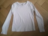 Basic Langarmshirt Shirt Gr. 134/140 unisex weiß H&M Stuttgart - Stuttgart-West Vorschau