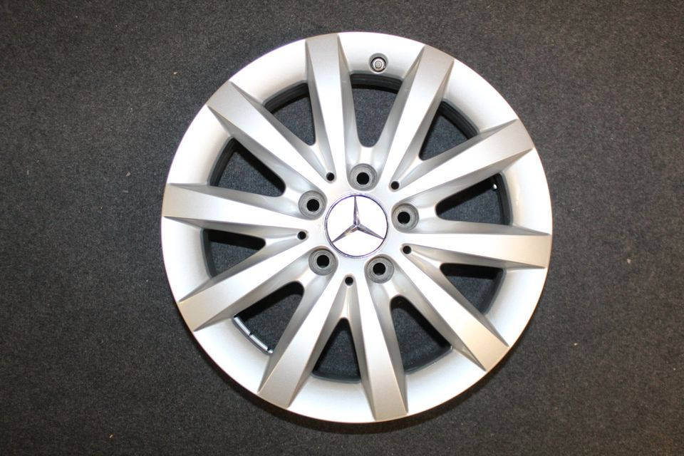 Original Mercedes A - B - CLA Alufelgen 6,5 x 16 Zoll ET49 LK112 in Brackenheim