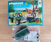 Playmobil 5274 WWF Geländewagen Tiger 6319 Käfiganhänger Hessen - Rodenbach Vorschau