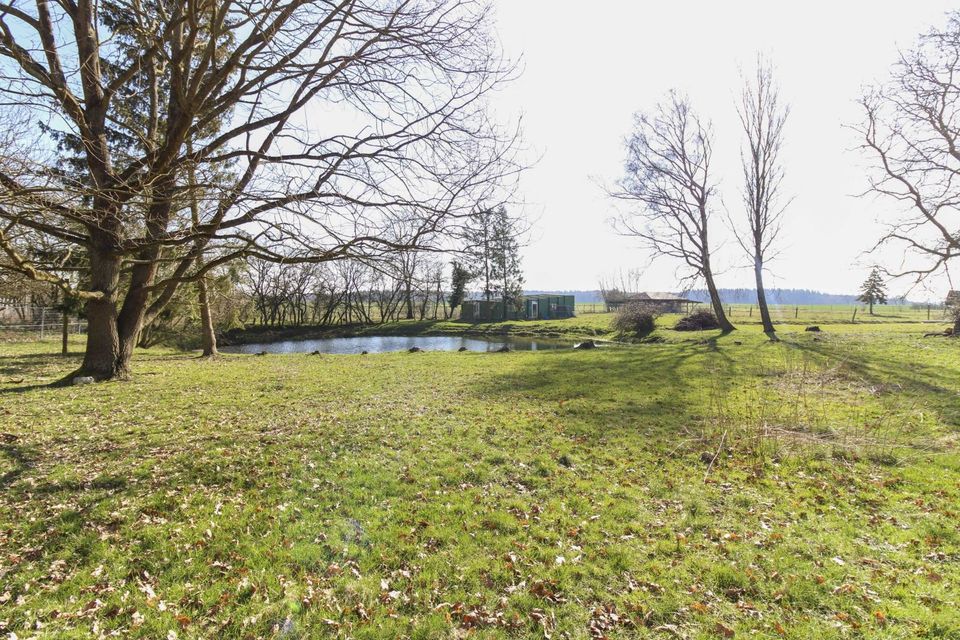 Positiver Bauvorbescheid: Großes, teilerschlossenes Grundstück mit Fischteich - zögern Sie nicht! in Wolde