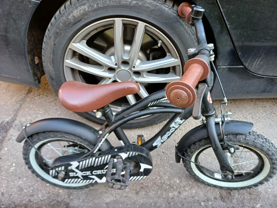 Cooles 12 Zoll Kinderfahrrad Black Cruiser schwarz in Berlin