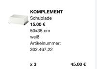 3 x Schublade Pax Schrank Nordrhein-Westfalen - Ochtrup Vorschau