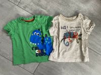 2er Shirts Baby T-Shirts AWG Gr. 80 Dino Eidechse Sachsen-Anhalt - Merseburg Vorschau