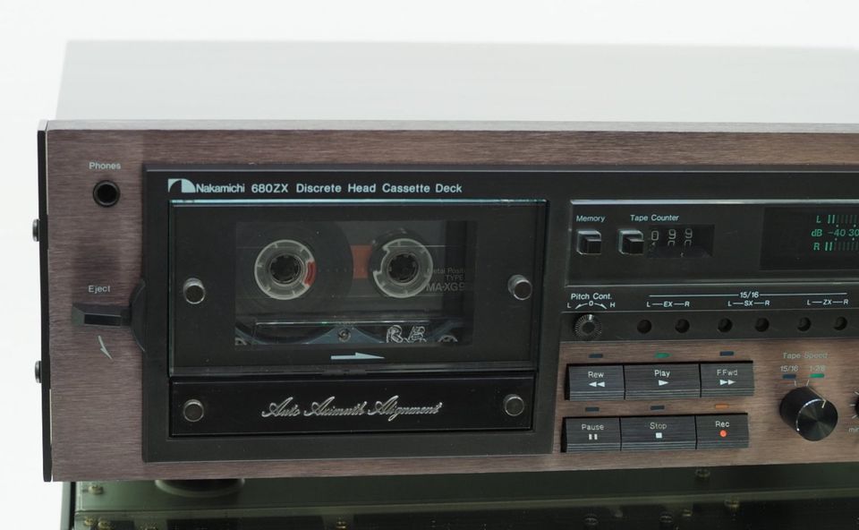 Nakamichi 680ZX 3-Kopf Referenz Kassetten Tapedeck Serviced VIDEO in Remscheid