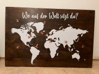 Tischplan für Hochzeit „Wo auf der Welt sitzt du?“ Bayern - Weichs Vorschau