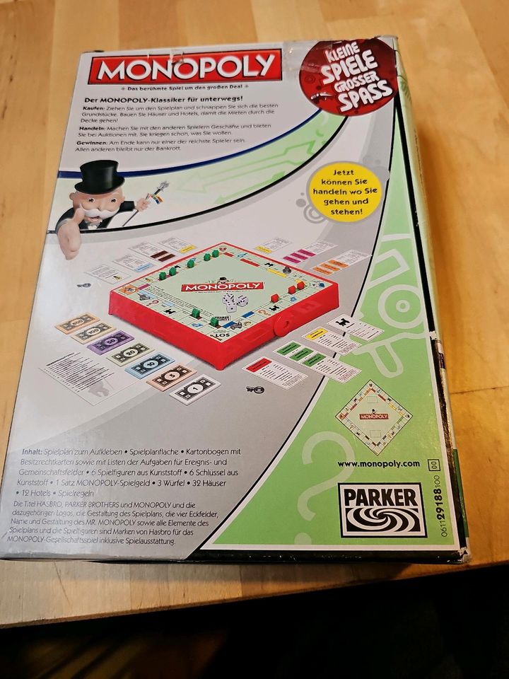 Reisespiel Monopoly neu ovp in Volkmarsen