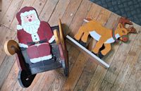 Weihnachten Holzfigur Rentier Schlitten Kindergarten Handarbeit Bochum - Bochum-Nord Vorschau