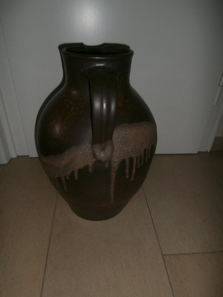 Krug, Vase, Keramik,Steingut,Brauntöne,47 cm h, Ca.7 Kg, Antik in Neuenkirchen