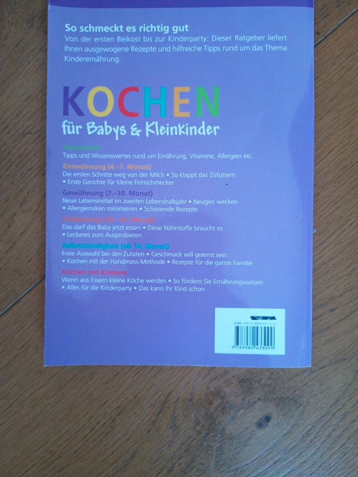 Buch Kochen für Babys und Kleinkinder / Schwangerschaft / Geburt in Harsefeld